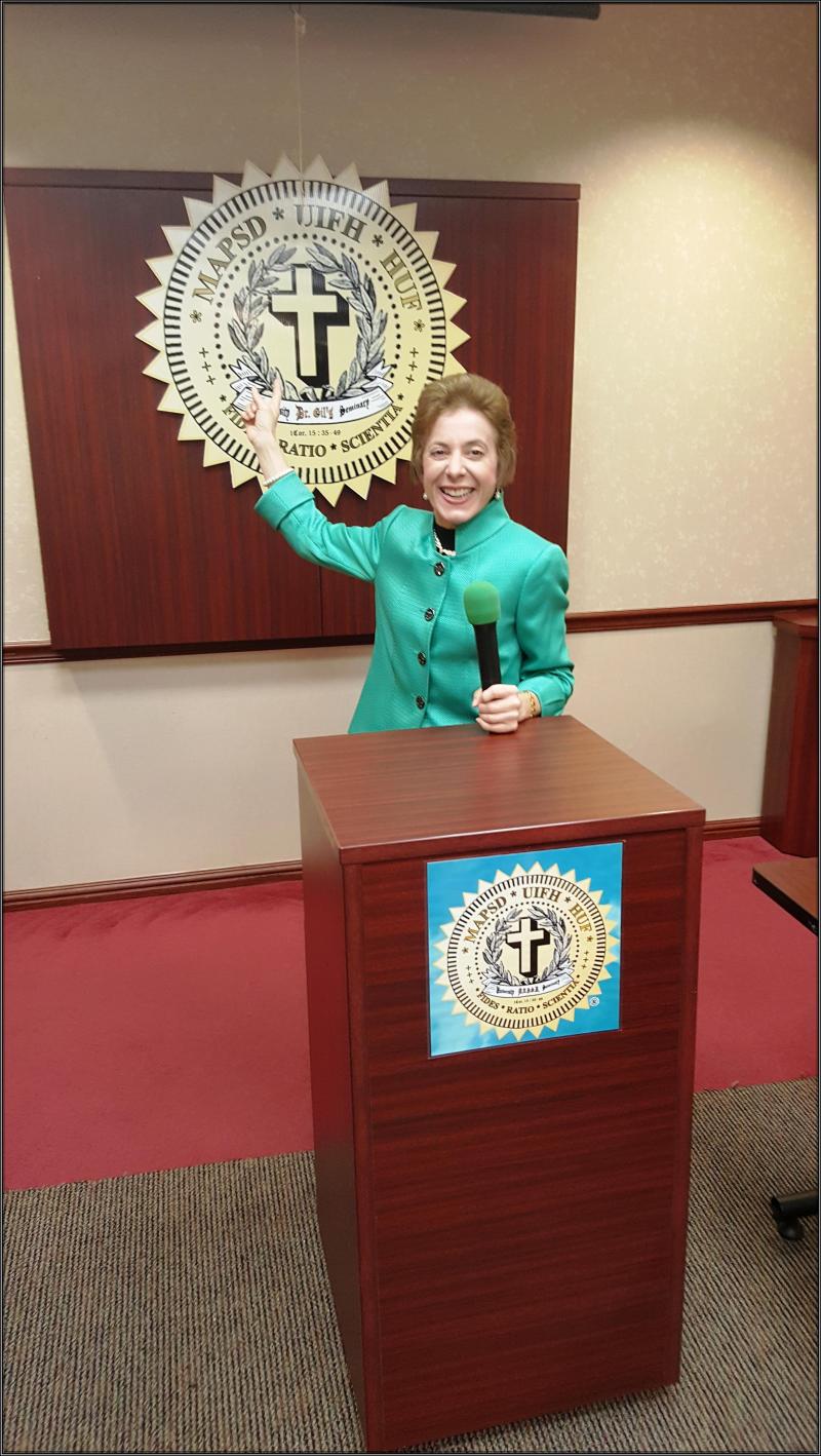 REV. DR. SANDRA GIL, B.A., M. Min., Th.D.